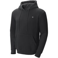 Hanorac cu 5 x zone incalzire pentru corp, Unisex, Marimea XL, Negru, Baterie externa 8000mAh, 3 niveluri de temperatura reglabile