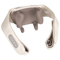 Aparat de masaj  2 moduri Shiatsu zona cervicala, 6 capete, Functie de incalzire, 10 W, Temporizator