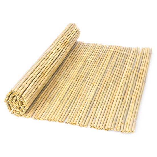 Paravan din bambus 1828 x 1219 mm, Protectie vizuala si de vant, Bej, UV