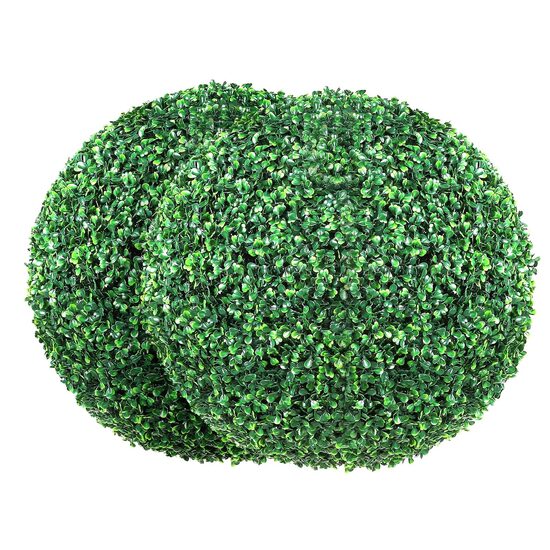 Set 2 plante artificiale, Diametru 406 mm, Verde, PE 