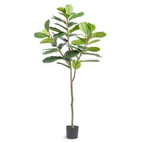 Smochin artificial, Dimensiuni 800 x 800 x 1810 mm, Verde/Maro, PE si Inox