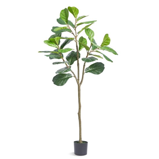 Smochin artificial, Inaltime 156 cm, Verde/Maro, PE si Inox, protectie anti-inclinare
