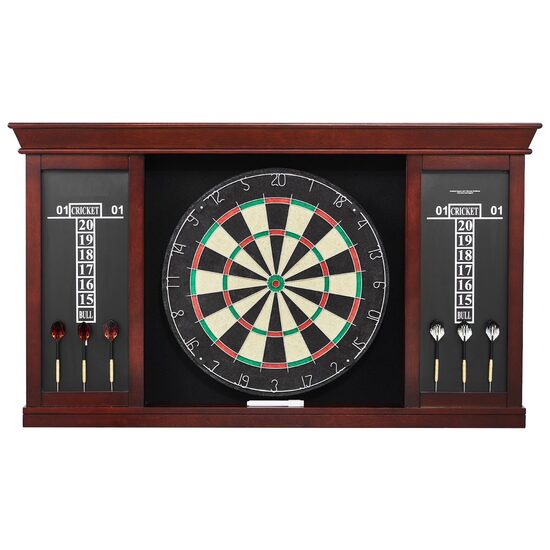 Joc Darts Clasic, Retro design, 1-8 jucatori, 6 sageti cu varf otel, Dimensiune oficiala 18 inch, MDF