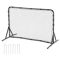 Poarta fotbal de recul pentru antrenament, 1860x1000 mm, Otel, Portabila, Sac transport