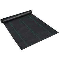 Folie antiburuieni, polipropilena, tesuta, neagra, Latime 1.2 m, Lungime 30.5 m, 165 g/m