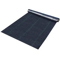Folie antiburuieni, polipropilena, tesuta, neagra, Latime 1.8 m, Lungime 76.2 m, 120 g/m