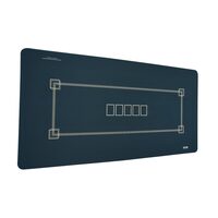 Covoras pentru poker impermeabil, baza cauciuc, verde, 6-8 jucatori, 1800 x 900 x 2 mm, husa transport