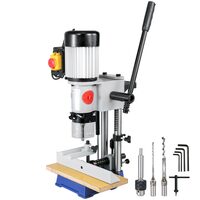 Masina de mortezat 370 W, 1400 rpm, mandrina 13 mm, Capacitate dalta 6-12 mm, cap patrat, coloane duble, dimensiune bucsa 19.05 mm