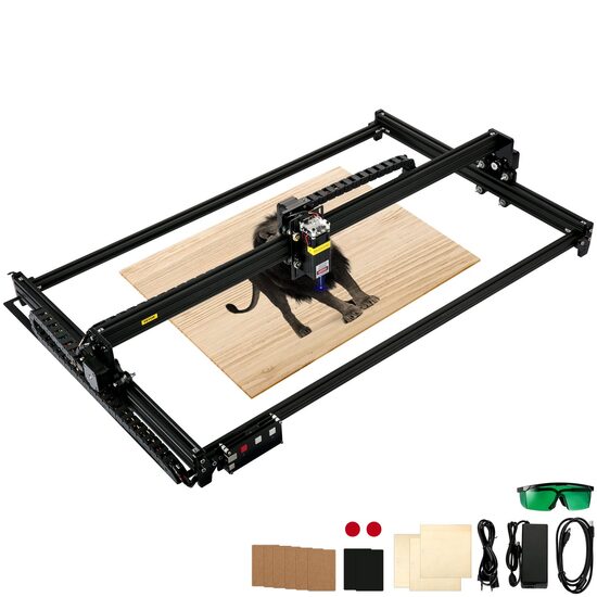 Masina de gravat cu laser 6 W, Zona de gravare 460 x 810 mm, Wi-Fi / USB, Viteza maxima 6000 mm/min