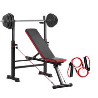 Aparat multifunctional pentru antrenament All-in-One, Pliabil, 1400x840x1170 mm, Reglare spatar 8 niveluri