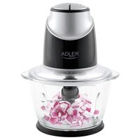 Tocator de legume, 300 W, Bol sticla 1.2 l, 4 lame inox, Protectie la supraincalzire
