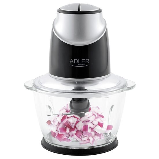 Tocator de legume, 300 W, Bol sticla 1.2 l, 4 lame inox, Protectie la supraincalzire