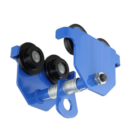 Carucior pentru palan, Capacitate 0.5 tone, latime lucru 63.5-139.7 mm