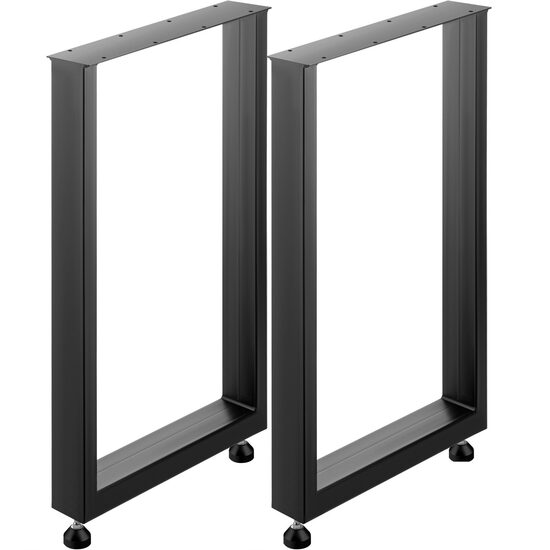 Set 2 picioare pentru mese, Vivatechnix Otel, dimensiune 72x60 cm, max 1000 kg