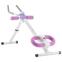 Aparat fitness pentru abdomen, Pliabil, 2 unghiuri, 10 grade de dificultate, max 150 kg, Otel Carbon, Afisaj digital parametri
