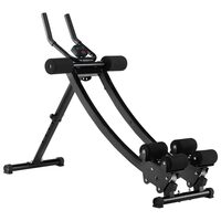 Aparat fitness pentru abdomen, Pliabil, 4 grade de dificultate, 4 unghiuri de inclinare, max 200 kg, Otel Carbon, Afisaj digital parametri