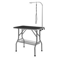 Masa toaletaj pentru animale cu talie mica/medie, Max 150 kg, 914.4 x 609.6 mm, Otel, Pliabila 1 x Brat