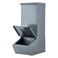 Hranitoare cu 1 usa pentru max 5 porci, 75 l, Otel galvanizat, 495 x 300 x 750 mm, Waterproof