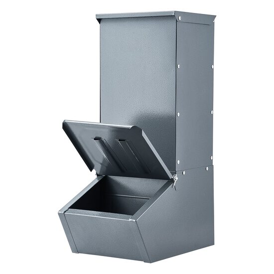 Hranitoare cu 1 usa pentru max 5 porci, 75 l, Otel galvanizat, 495 x 300 x 750 mm, Waterproof