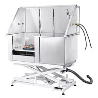 Cada pentru animale de companie All-in-One, Inox, Accesorii complete dus, baterie, max 150 kg, 1270x1900x700 mm, Ridicare/Coborare electric