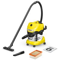 Aspirator umed/uscat, 1000 W, Cuva Inox, Capacitate 20 l, lungime cablu alimentare 5 m