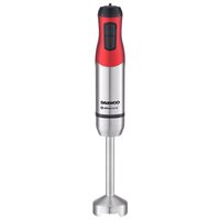 Blender de mana, functii Pulse, Turbo, 1200 W, 6 trepte de viteza, Rosu/Argintiu
