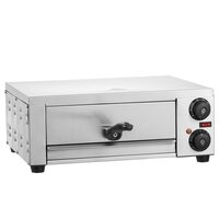 Cuptor electric pentru Pizza cu diametru 305 mm, Inox, 1500 W, 1 x etaj, Temperatura reglabila 50-350 ° C, Timp coacere reglabil
