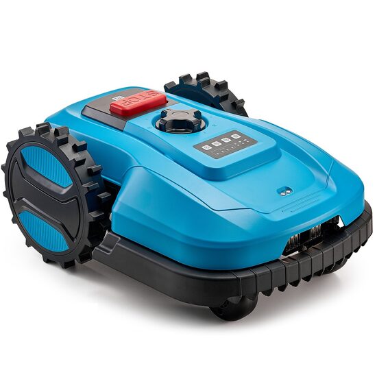 Robot gazon cu fir perimetral, 500 ㎡, Inaltimea de taiere 20 - 60 mm, Latimea de cosire 20 cm, IPX5, Baterie 20 V