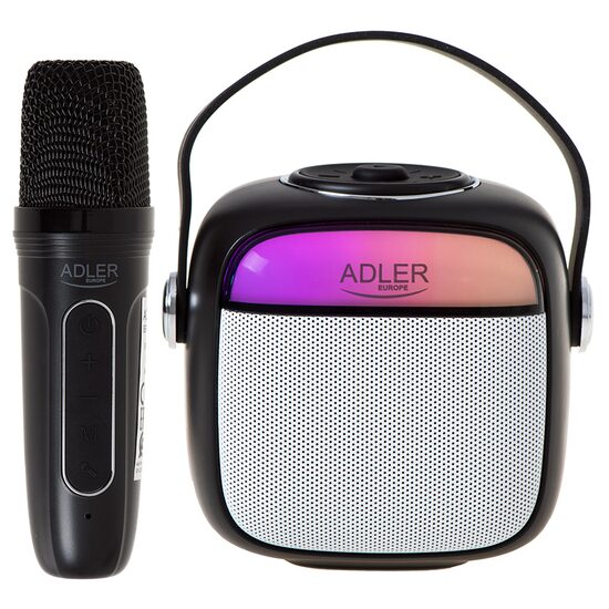 Boxa portabila cu microfon, Karaoke, SD, USB, AUX si Bluetooth, 4 modulatii diferite ale vocii, 5 W
