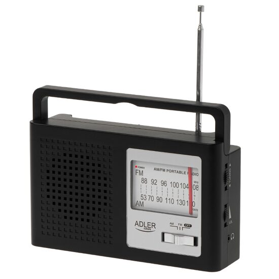 Radio portabil AM/FM, antena telescopica, Clasic, Alimentare la retea sau Baterie 2x RL20