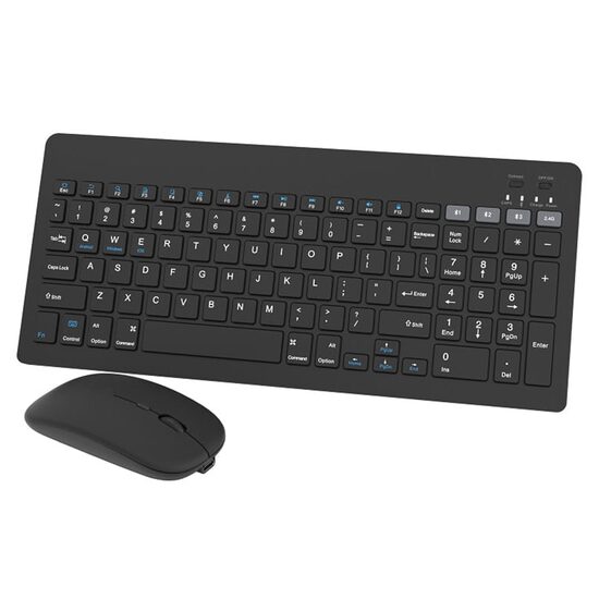 KIT TASTATURA SI MOUSE WIRELESS MISZ NEGRU OMEGA