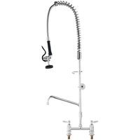 Baterie profesionala, Montaj Blat/Chiuveta, Inox, distanta fixare ajustabila 7,75"-8,25", Dus extractibil, Inaltime 112 cm