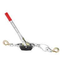 Troliu manual cu 2 carlige, capacitate 2000 kg, lungime cablu otel 3.7 m, Clichet