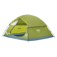 Cort camping pentru 2-3 persoane, dimensiune 214x214x122 cm, protectie solara anti-UV50, Verde, impermeabil PU2000mm