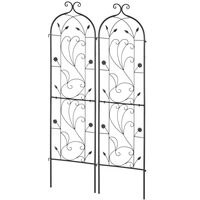 Set 2 suporturi pentru plante agatatoare, 38 x 152 cm, Otel