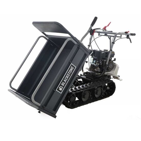 Roaba electrica cu senile TB 3250 E, Motor benzina 6.5 CP, max 320 kg, Basculabila, 8 trepte, 4.9 km/h, Obloane detasabile
