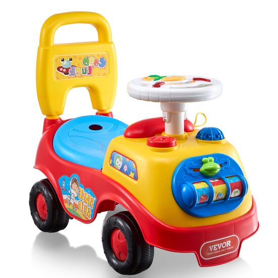 Masina Ride-on, Sistem Anti-rasturnare, Muzica pe volan, 1-3 Ani, 51 x 25 x 45 cm, Spatiu depozitare, max 22 kg, Multicolor