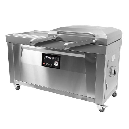 Masina de vidat profesionala cu 2 camere, Inox, 2x750 W, dimensiune 720x1510x960 mm