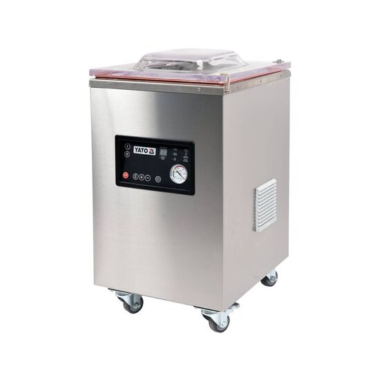 Masina profesionala de ambalat in vid, Inox, 900 W, Latime 420 mm, dimensiuni camera 420x310x75 (125) mm