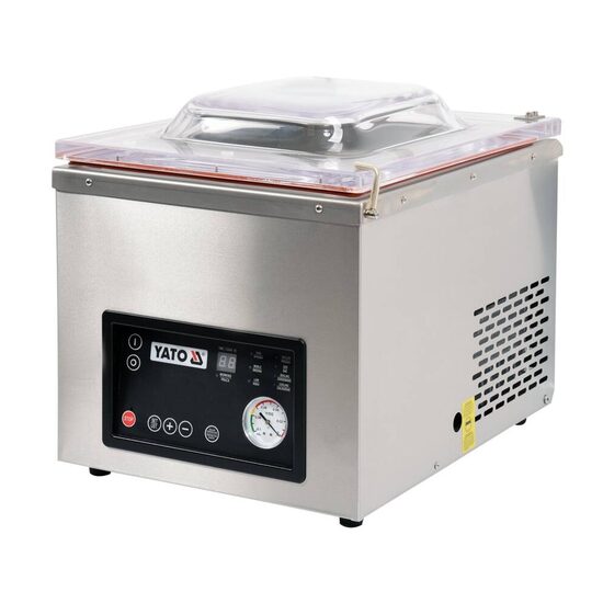 Masina profesionala de ambalat in vid, Inox, 900 W, Latime 350 mm, dimensiuni camera 450 x 370 x 1 70 (220) mm
