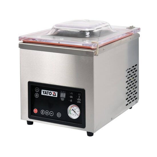 Masina profesionala de ambalat in vid, Inox, 900 W, Latime 300 mm, dimensiuni camera 370x320x135 (185) mm