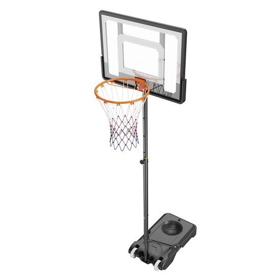 Panou baschet inaltime reglabila 152.4-213.4 cm, diametru inel 415 mm, Otel / ABS, Interior/Exterior