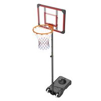 Panou baschet inaltime reglabila 152.4-213.4 cm, diametru inel 415 mm, Otel / ABS, Interior/Exterior, 1 x minge