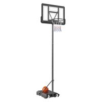 Panou baschet inaltime reglabila 122-305 cm, diametru inel 483 mm, Otel / ABS, Interior/Exterior, 1 x minge
