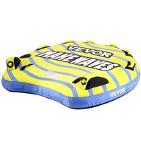 Saltea gonflabila remorcabila pentru sporturi acvatice, 3 persoane, 1580 x 1662 x 365 mm, 6 manere captusite, max 231 kg