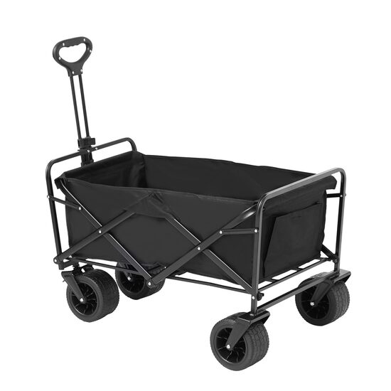 Carucior pliabil pentru gradina, camping, 955x900x600 mm, Capacitate 160 kg, Otel/Nylon