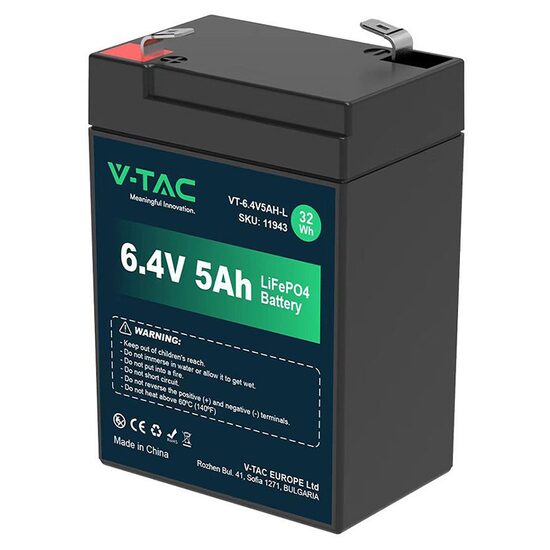 Acumulator Lithium, 6.4 V, 5 Ah, dimensiune 70 x 47 x 99 mm, IP55