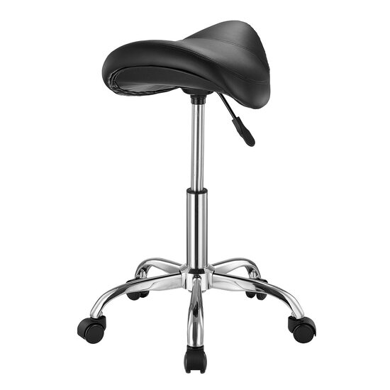Scaun hidraulic tip sa pentru salon/cabinete, max 204 kg, 5 roti, inaltime reglabila 550-710 mm