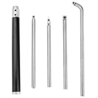 Set 4 cutite pentru strunjire lemn, Aluminiu, lungime 42 cm
