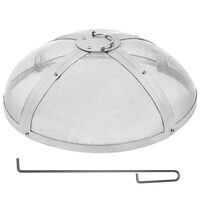 Capac contra scanteilor pentru Gratare/Vatra foc, Otel inoxidabil, Diametru 508 mm